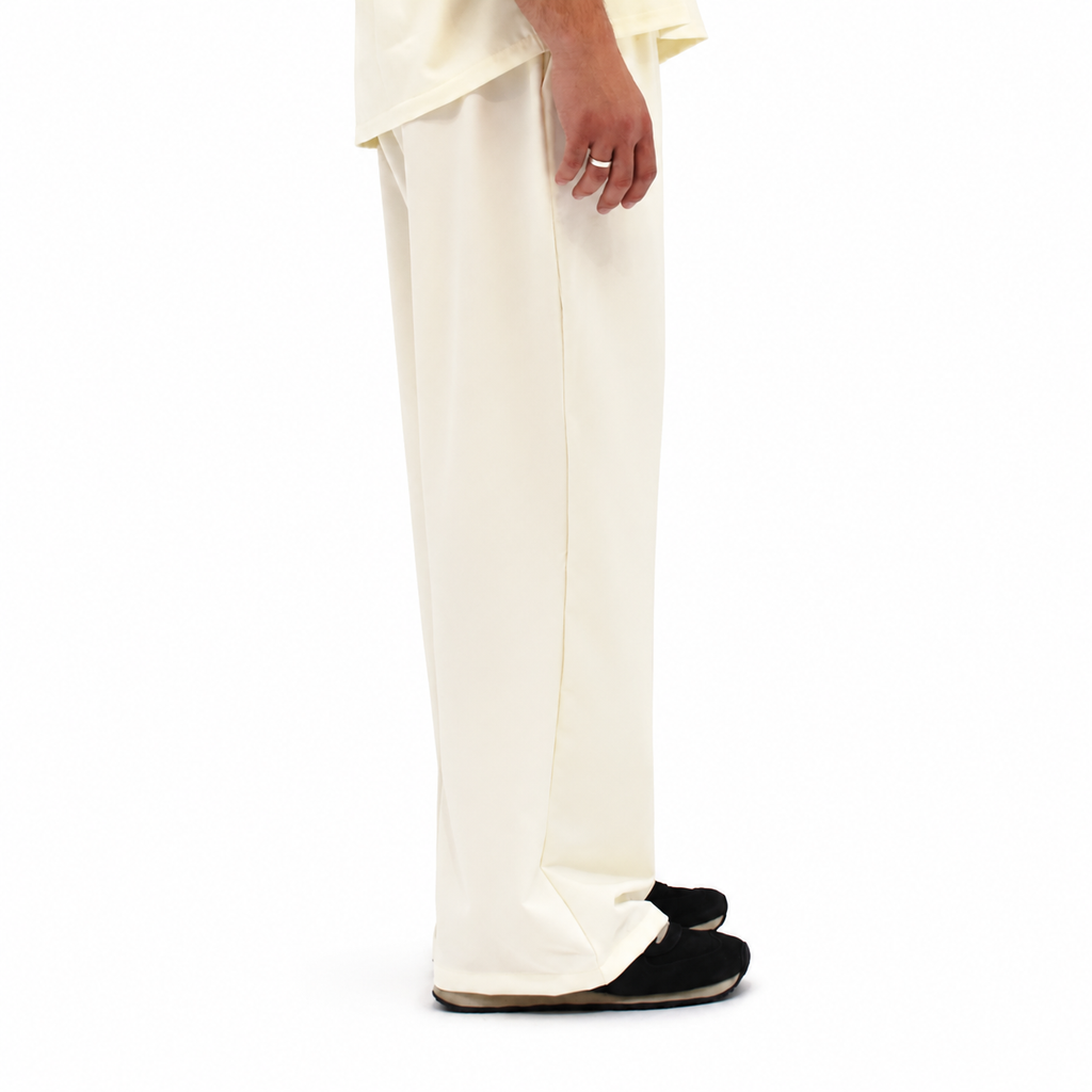 Ivory-Drift Pants Wide Leg