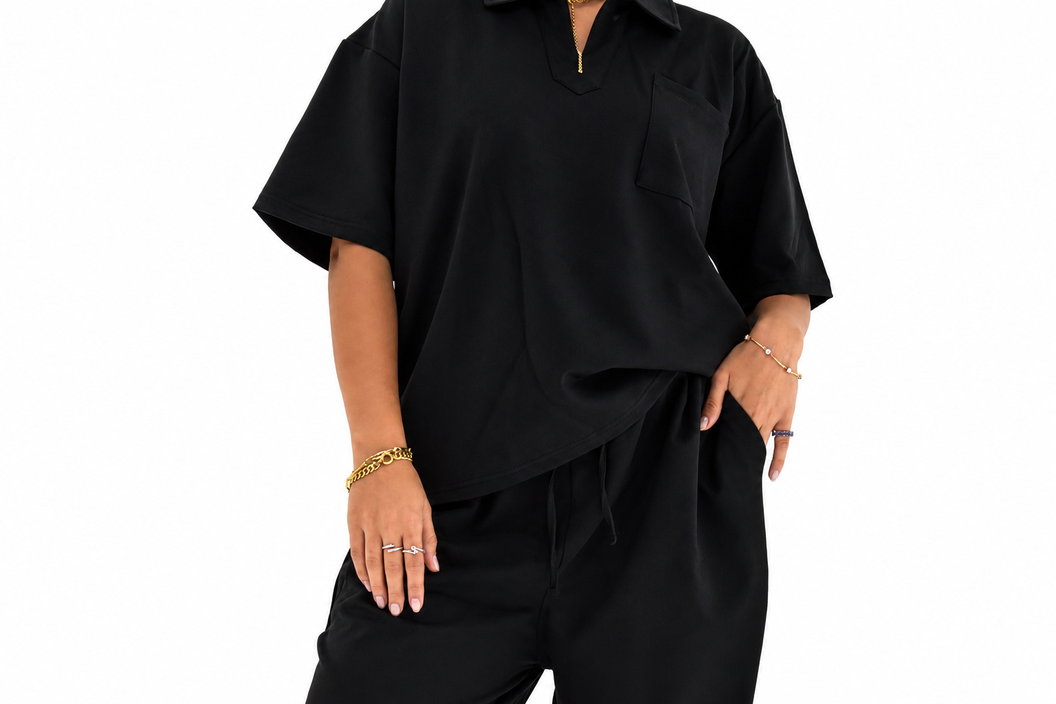 Noir-Ease Polo Tee