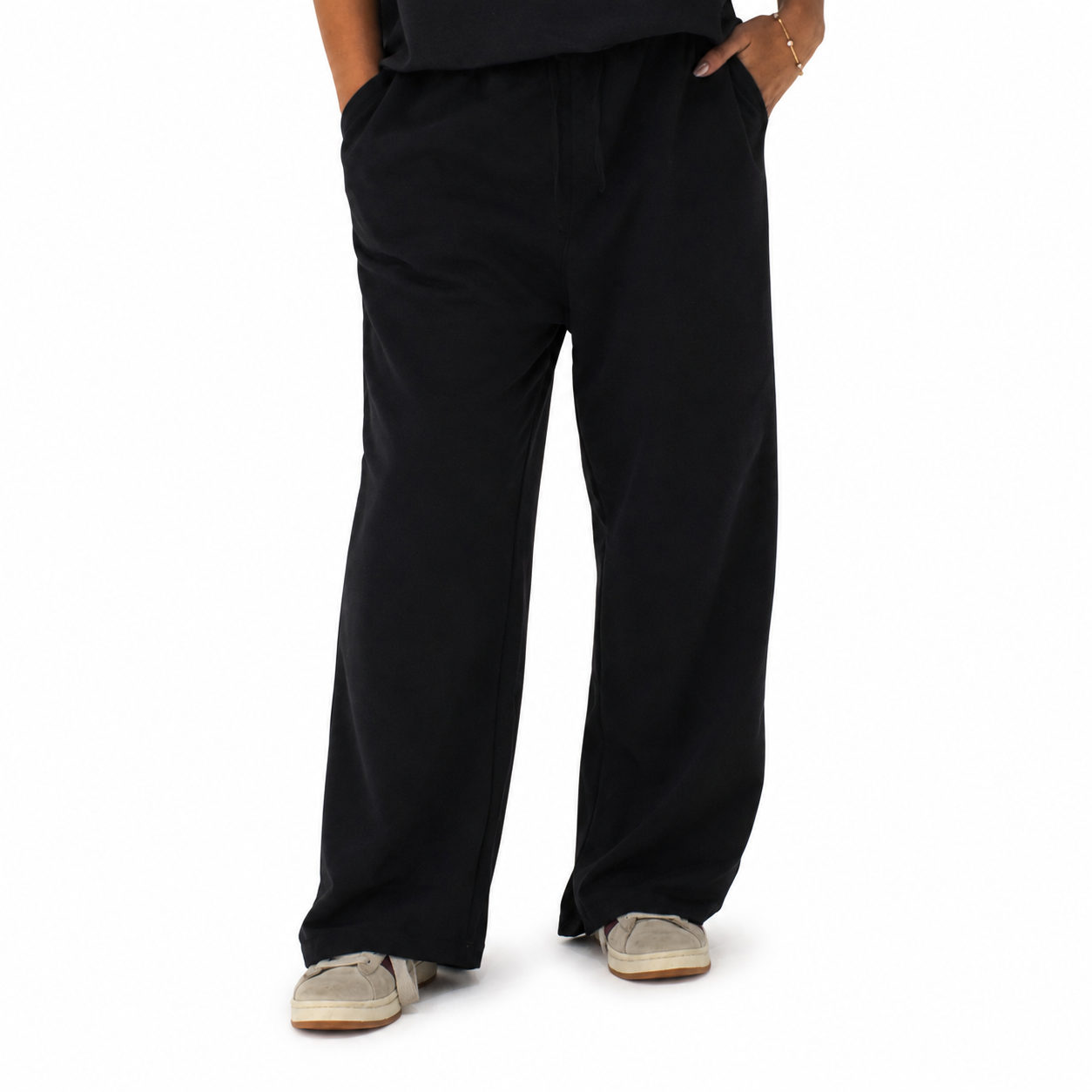 Noir-Ease Wide Leg Pants