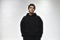 Switchable Print Hoodie Oversized