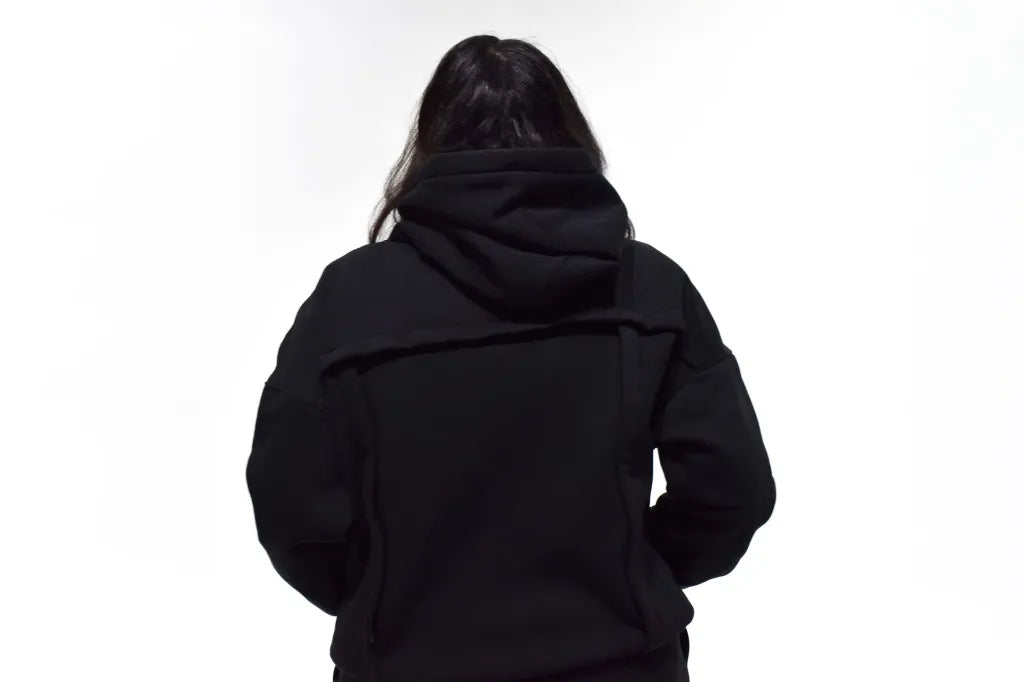 Switchable Print Hoodie Oversized